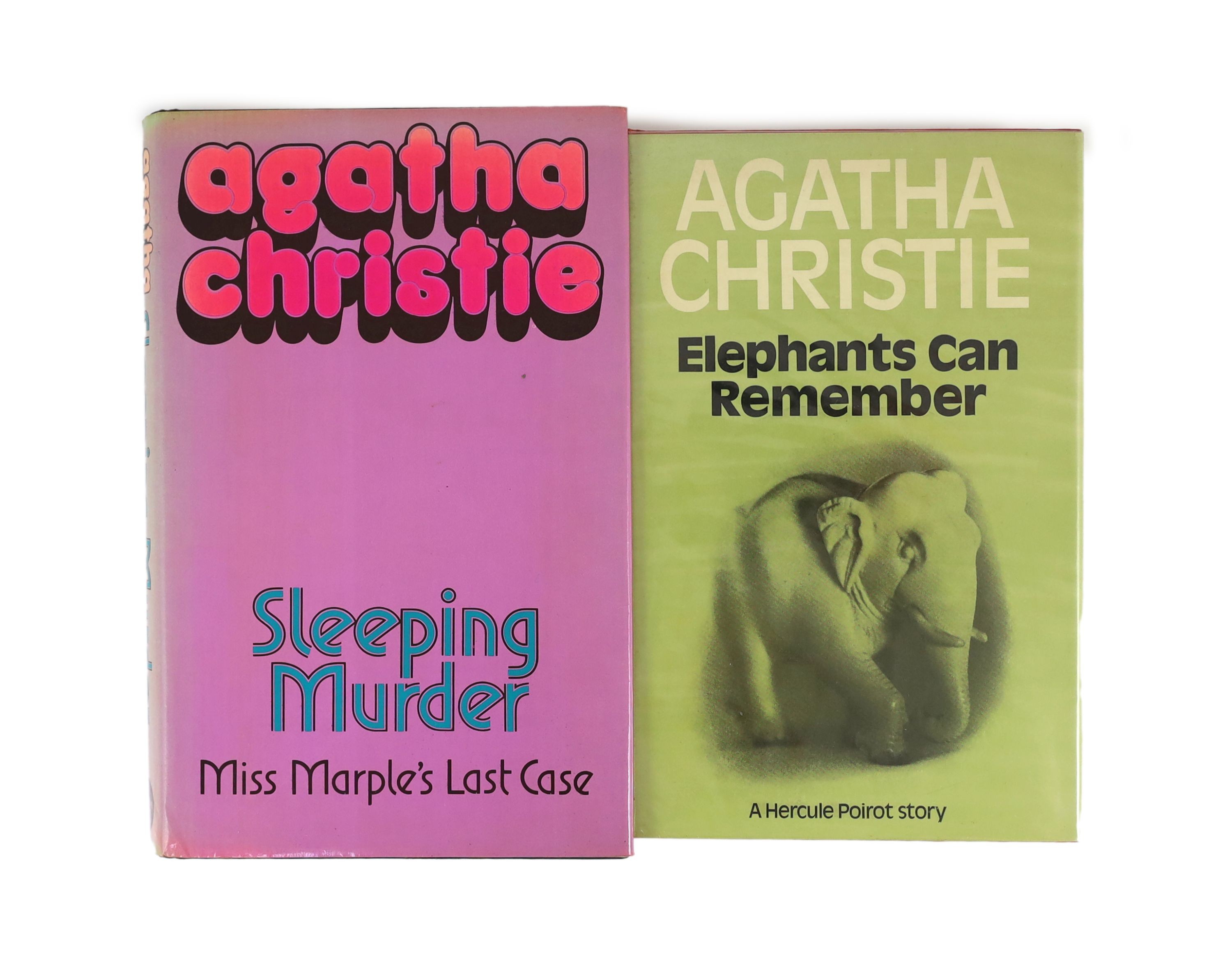 Christie, Agatha - Two works - Elephants Can Remember, 1st edition